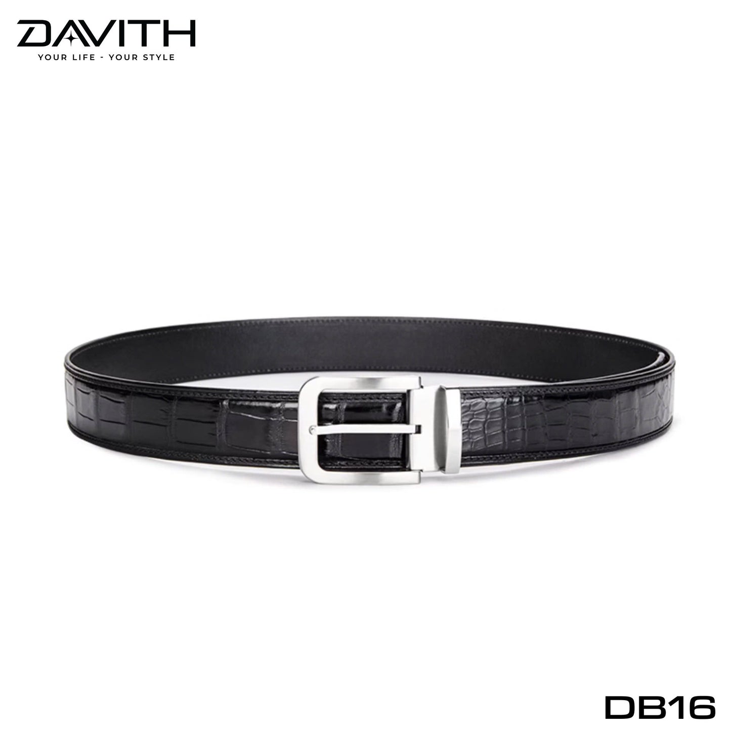 Premium Grade 1 Crocodile Belly Leather Belt - DB16