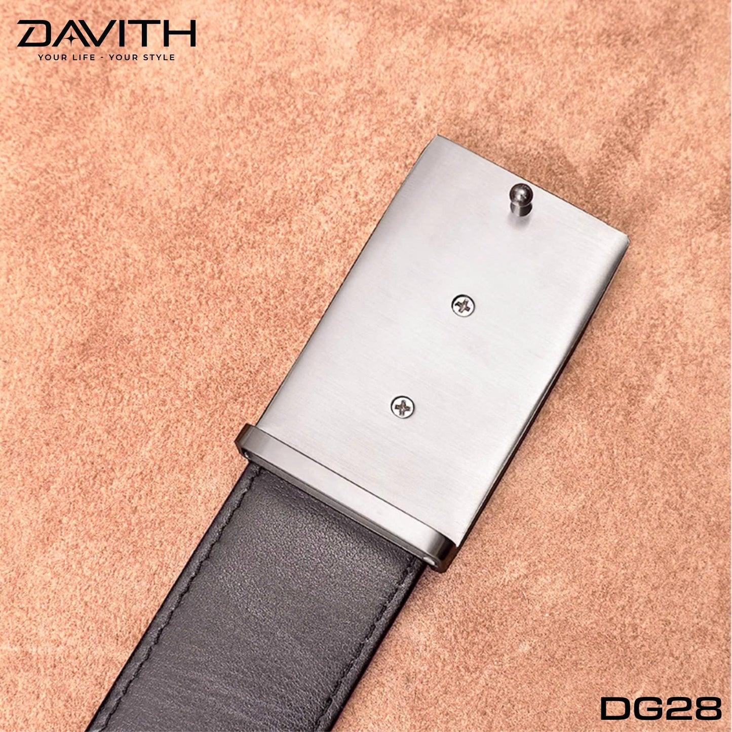 Premium Grade 1 Crocodile Hump Leather Belt - DG28