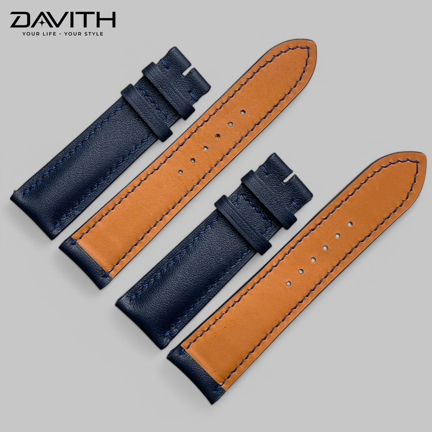 Handmade premium imported Nappa leather watch strap