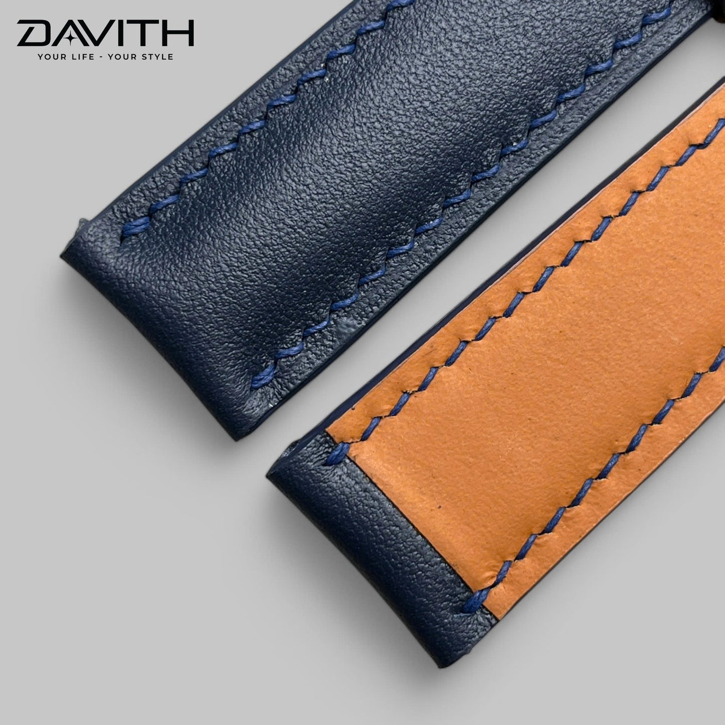 Handmade premium imported Nappa leather watch strap