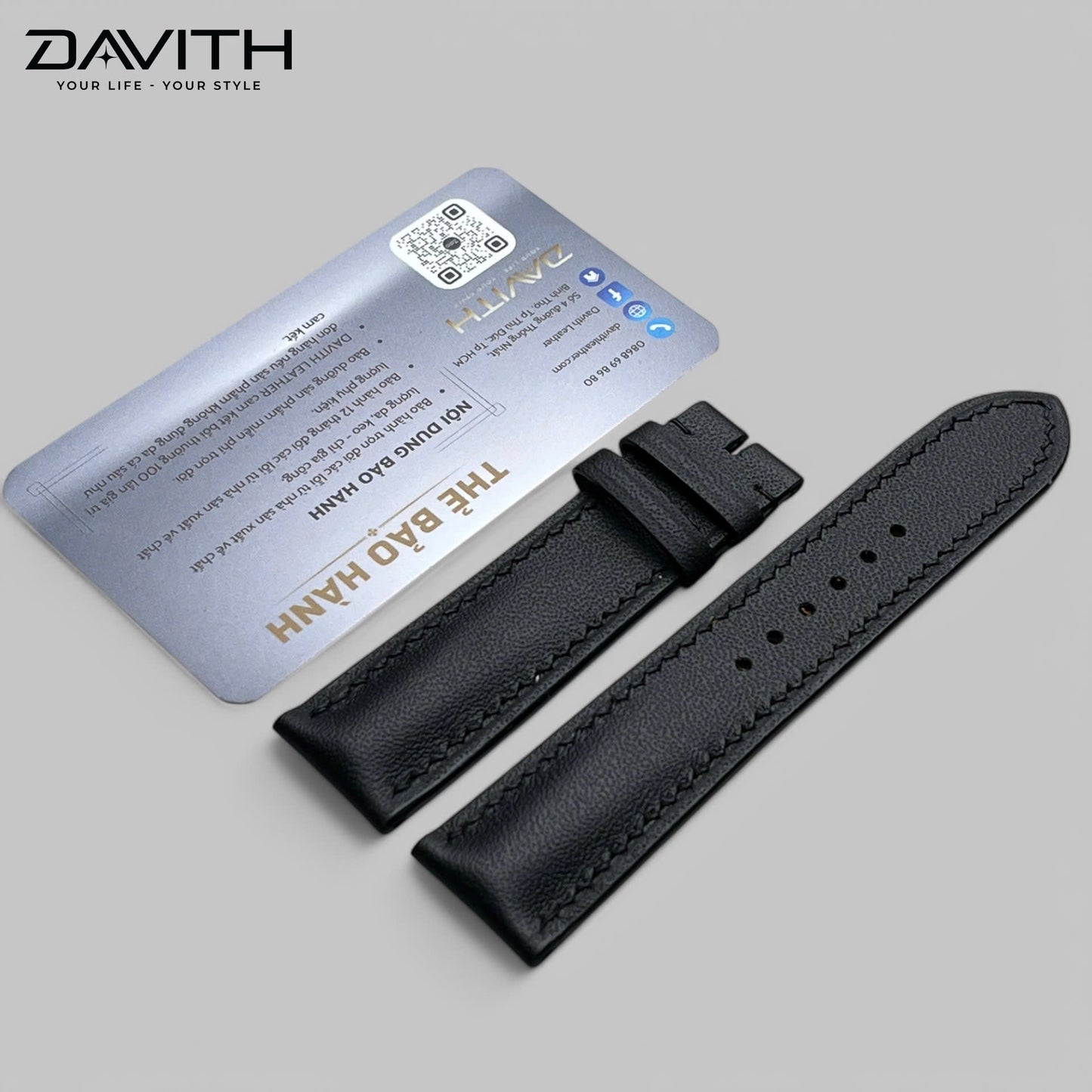 Handmade premium imported Nappa leather watch strap