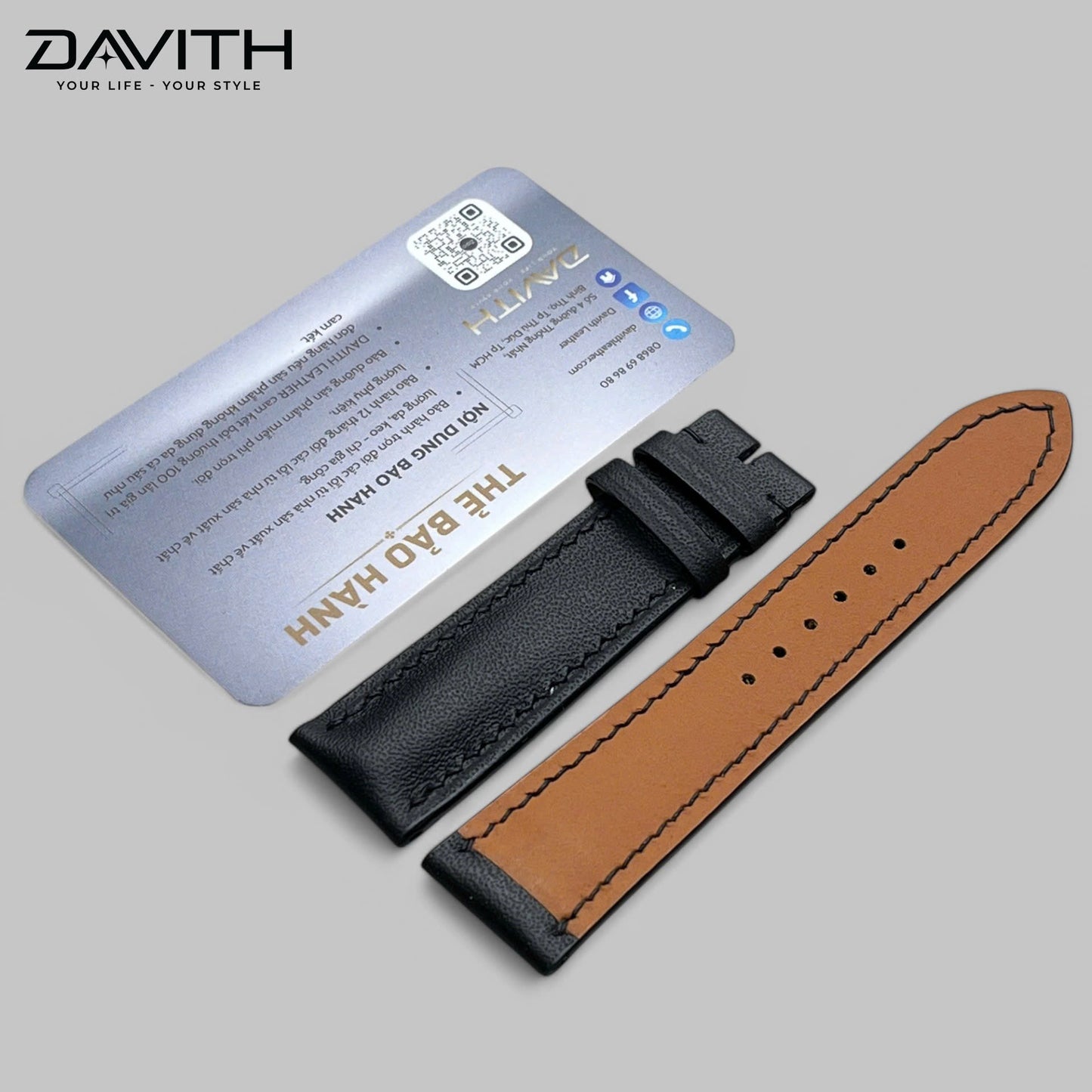 Handmade premium imported Nappa leather watch strap