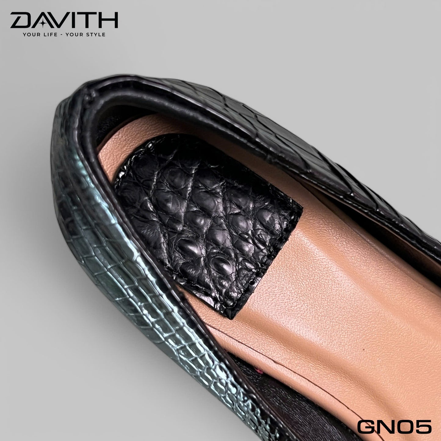 Women's Grade 1 Premium Crocodile Belly Leather Shoes - GN05