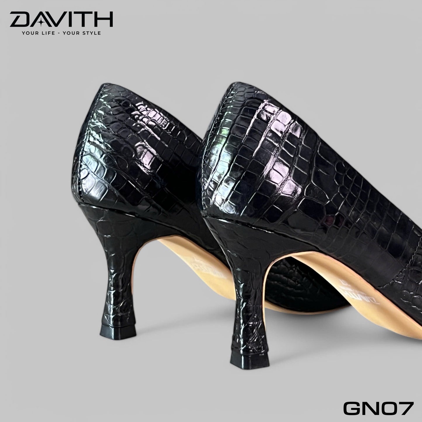 Women's Grade 1 Premium Crocodile Belly Leather Shoes - GN07